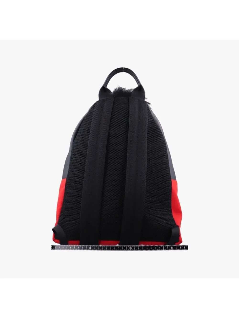 Fendi Monster Bag Bugs Red Black Nylon Leather